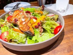 煎挪威三文鱼芒果黑醋沙拉-幸邻食堂