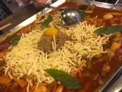 芝士火山炒年糕-包装马车·韩国料理·포장마차