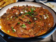 护心肉黄蘑炒粉-人民公社大食堂(张家湾店)