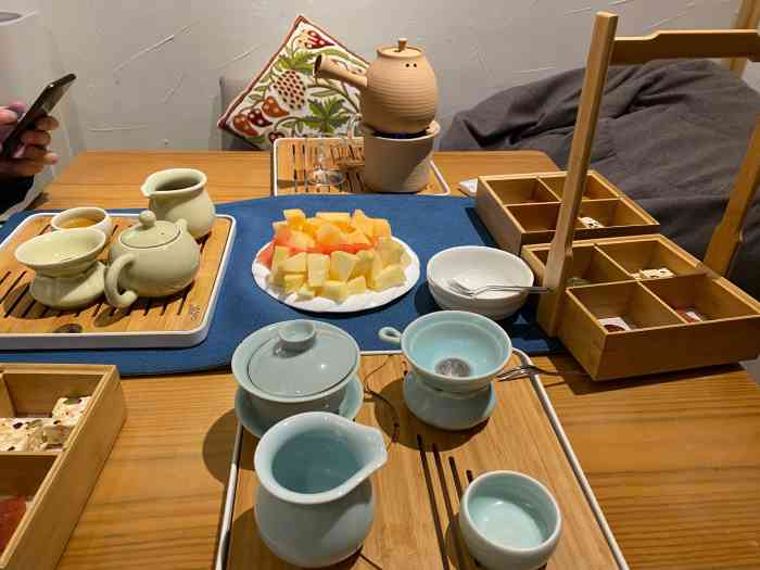 瓦舍茶馆(伊河路店)-"【47】朋友们在这边喝茶聊天觉得环境可.