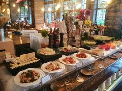 自助取餐区-神州半岛喜来登度假酒店·盛宴汉堡·战斧牛排·后安粉