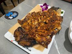 碳烤虹鳟鱼-丽泽山庄·生态怀柔菜·虹鳟鱼(红螺寺店)