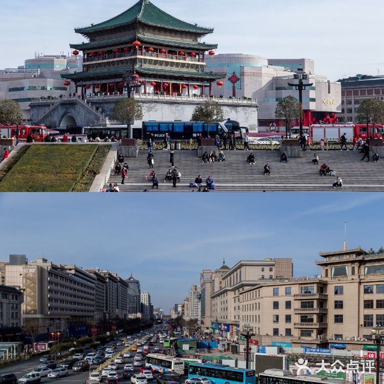西安旅行 | 钟楼和鼓楼 西安钟楼和鼓楼是西安标志