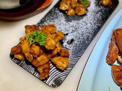 雪花糖醋里脊-绿茶餐厅(西单老佛爷店)