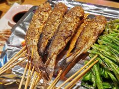 -路边摊小炉子烧烤