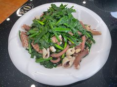 韭菜炒八爪-胶东海鲜大排档(北太平庄店)
