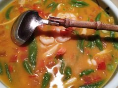 翡翠海鲜面疙瘩汤-绿茶餐厅(乐峰广场店)