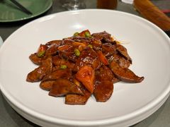 西红柿炒猪肝-那家小馆•北京菜•烤鸭(中关村店)