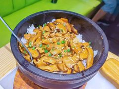 照烧鸡腿肉拌饭-韩宫宴烤肉·料理(宝山万达店)