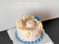 -卡比儿童蛋糕·心意定制·低脂零卡糖动物奶油FancyBALLOON(滨海店)