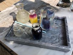 紫菠萝蝶豆花白茶气泡汁-The Rug Cafe(王府中环店)