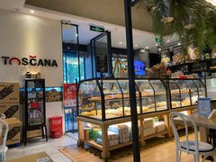 面包甜点陈列柜-托斯卡纳烘焙意大利餐厅(五天地店)