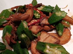 秋葵炒杏鲍菇-百富源·海鲜辽菜(浑河堡店)