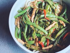 豆角丝炒肉拌转百刀-日上三甘(三里屯店)