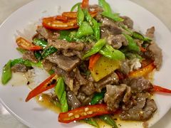 指天椒炒牛肉-好好滋味茶餐厅