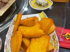 炸馒头片带臭豆腐-芦月轩羊蝎子(北蜂窝店)