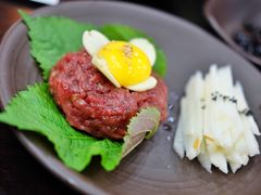 生拌牛肉-咸草酱蟹