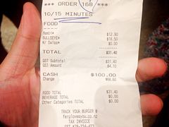 账单-Fergburger(皇后镇店)