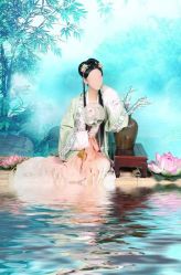 -后宫·古装汉服京剧儿童亲子全家福摄影