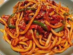 椒麻鸡炒乌冬面-魏客咖啡(中铁中心店)