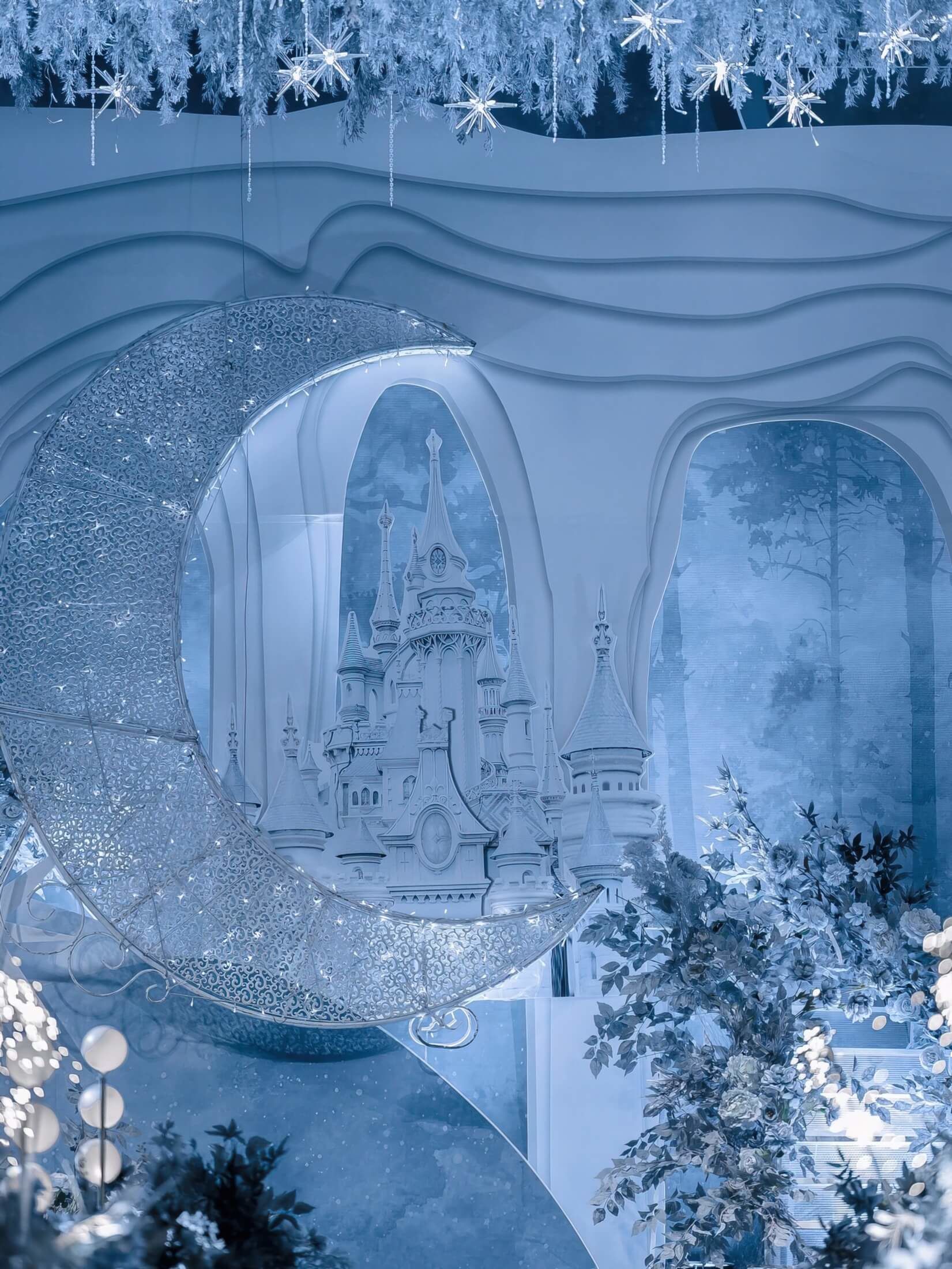 蓝色婚礼是一种浪漫而梦幻的婚礼风格,它充