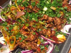 葱椒爆牛肉-绿茶餐厅(深圳龙华天虹购物中心店)