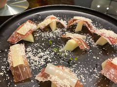 三年诺邓生吃火腿配乳扇丝-泓0871臻选云南菜·味庄