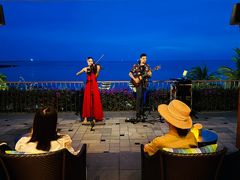 -日落吧·海景咖啡厅·餐酒吧·鸡尾酒·下午茶·乐队表演·浪漫夕阳·三亚文华东方酒店