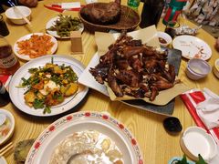 -民窑私烤土窑坑烤大公鸡