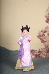 -后宫·古装汉服京剧儿童亲子全家福摄影