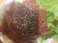 秘制香辣牛肉-胖记烤肉(江汉路店)