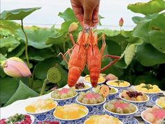 -七的湖·晚芳亭·阳澄湖农家菜·大闸蟹(莲花岛店)