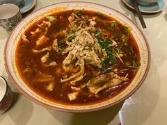 水煮肉片-吉事利茶餐厅