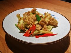 小炒有机花菜-珍味汤馆·潮汕家乡菜(保利文化广场店)