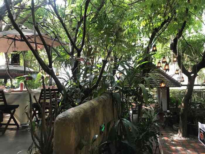 乌布花园餐厅(青山店)-"[薄荷]环境:进门后下了楼梯别有洞天,外.