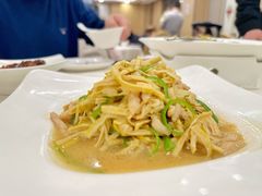 尖椒竹笋干炒肉丝-金时代顺风大酒店(临港百联店)
