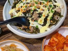 -明洞阿姨·韩式酱蟹烤肉·创意料理(三元桥店)