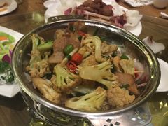 干锅有机花菜-品大三·南京菜(大行宫店)