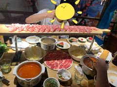 红糖糍粑炸品油温-东道煮牛肉火锅(东盛大街店)