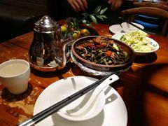 干豆角回锅肉-又一福烤鸭·北京菜(东四店)