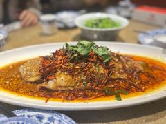 蒜爆鲈鱼-大张烙馍村·美食地标(泉山店)