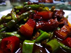 四季豆烧肉煲-马虎风味菜馆(王府园小区店)