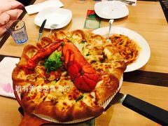 龙虾芝心披萨-必胜客(证大大拇指店)