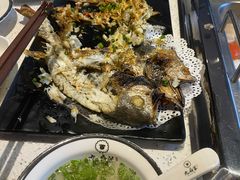 烤东海大黄鱼-九府羊·鲜羊火锅·烤串(新华路店)