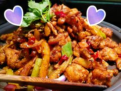 炭火干锅牛蛙加鸡翅-炭舍干锅(华发商都店)