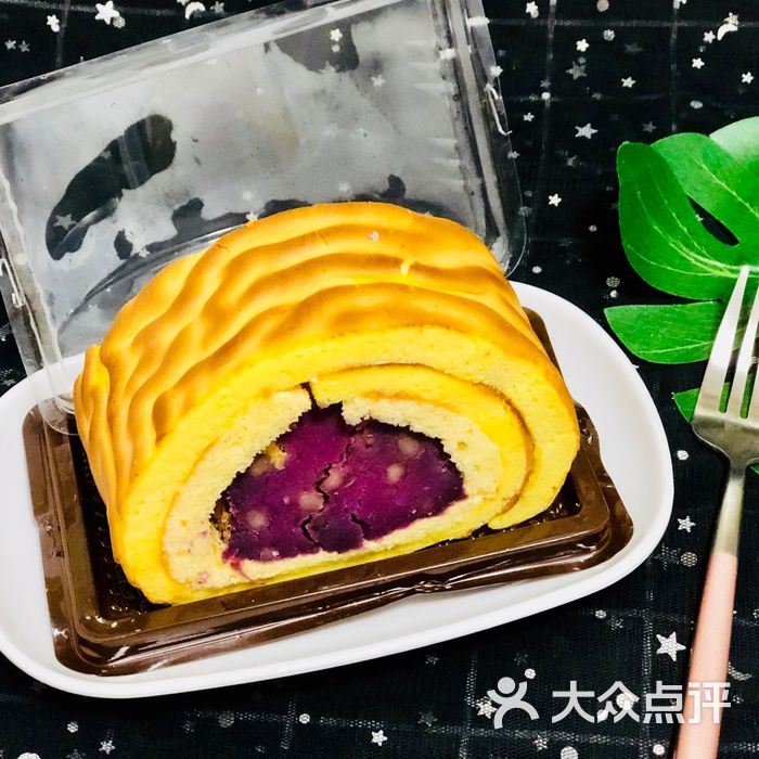 栗记麦香坊紫薯虎皮卷图片-北京面包甜点-大众点评网