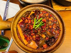 砂锅油泼毛血旺-罗妈砂锅(四川成都奎星楼店)