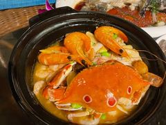 海鲜煲-糟粕醋·椰苑海南菜餐厅(亚龙湾天域酒店)