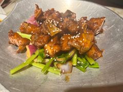蒜香蜜汁排骨-绿茶餐厅(同成街华联店)