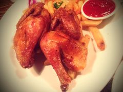烤鸡和薯条-宝莱纳啤酒花园餐厅PAULANER BRAUHAUS Nanjing(广州路店)